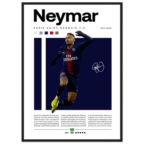 Neymar Jr. - Paris Saint - Germain Edition 1 - Aurora Designs