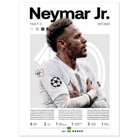 Neymar Jr. - Paris Saint - Germain Edition 2 - Aurora Designs