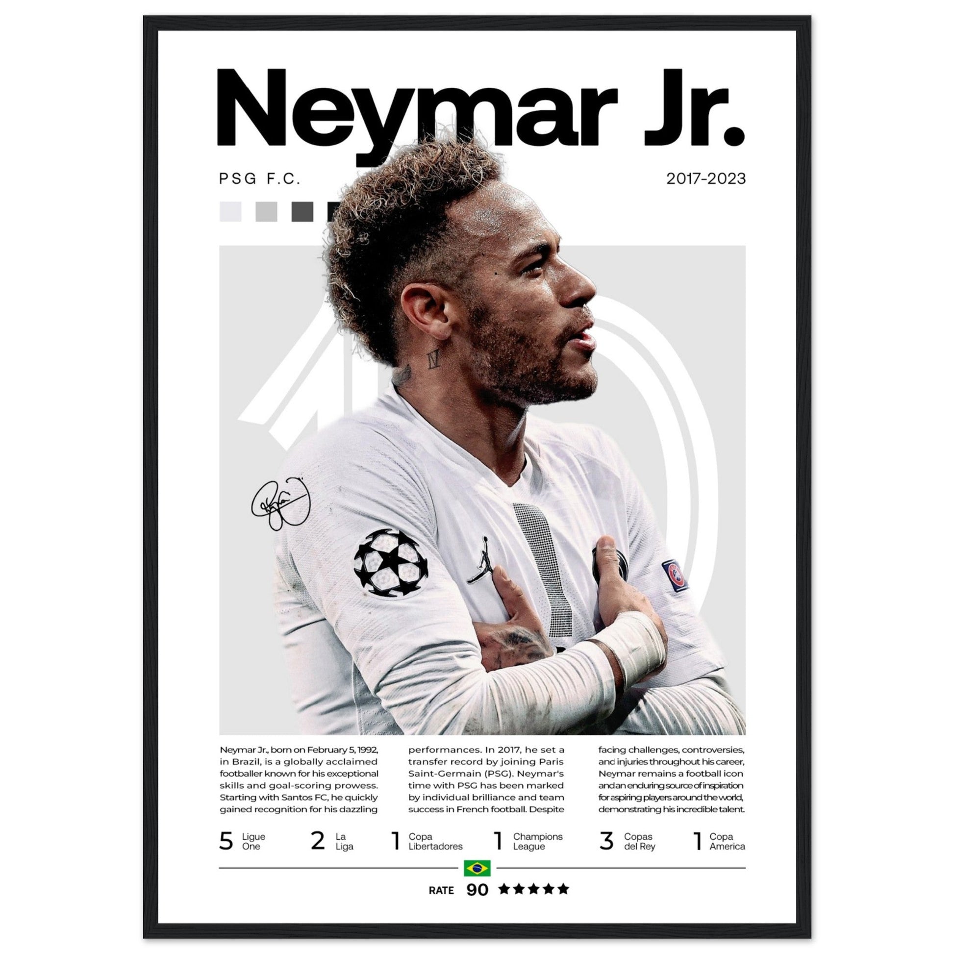 Neymar Jr. - Paris Saint - Germain Edition 2 - Aurora Designs