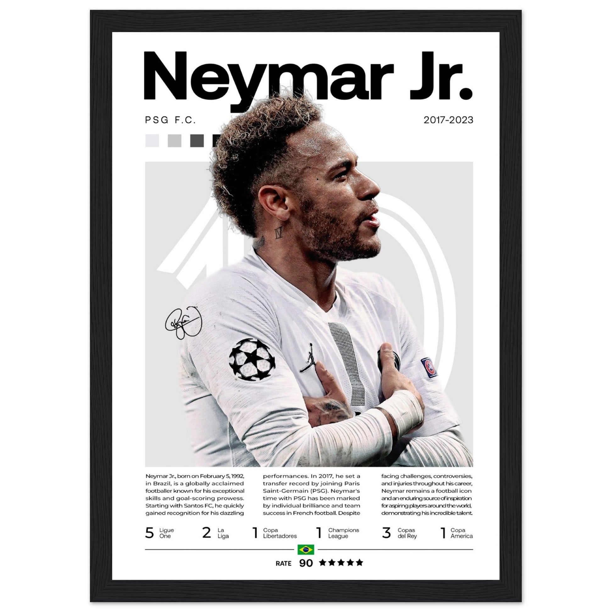 Neymar Jr. - Paris Saint - Germain Edition 2 - Aurora Designs