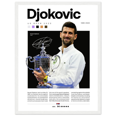 Novak Djokovic - US Open 2023 - Aurora Designs