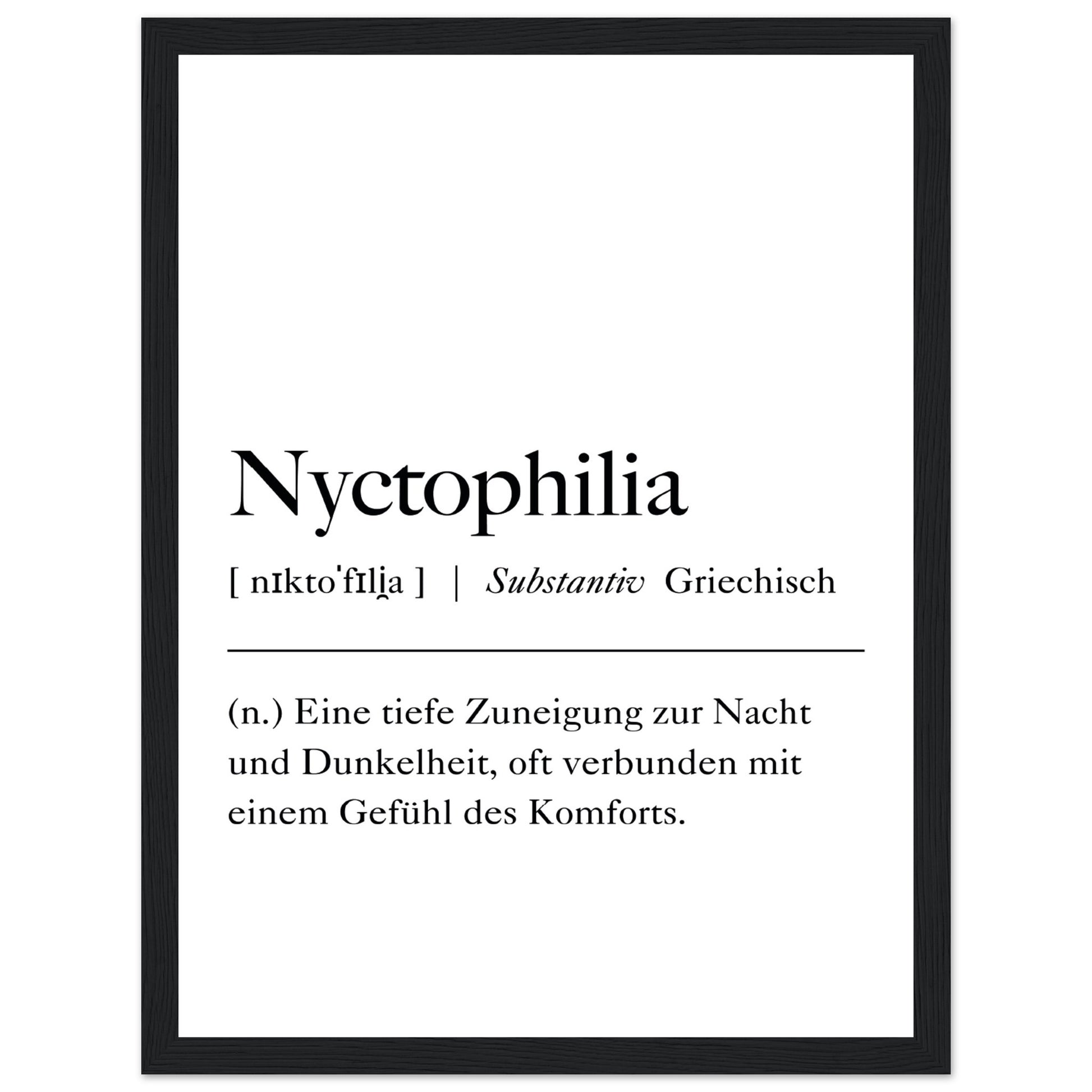 Nyctophilia Definition - Aurora Designs