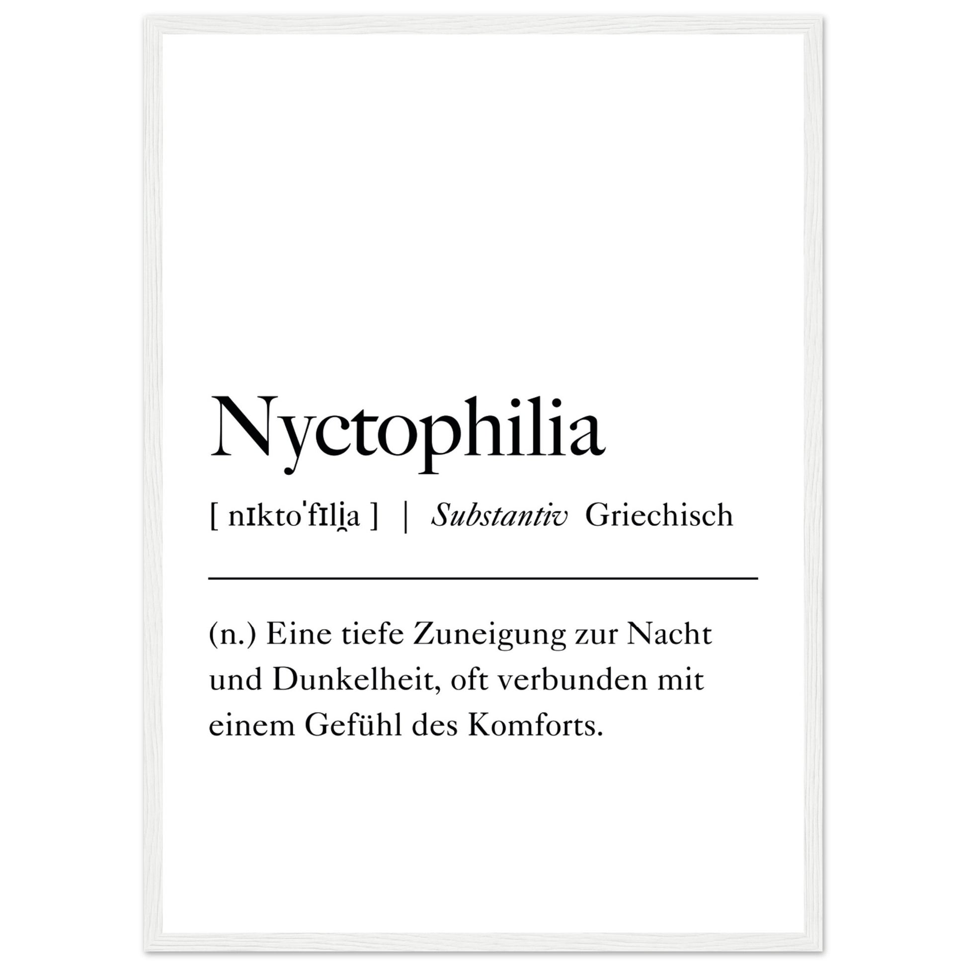 Nyctophilia Definition - Aurora Designs