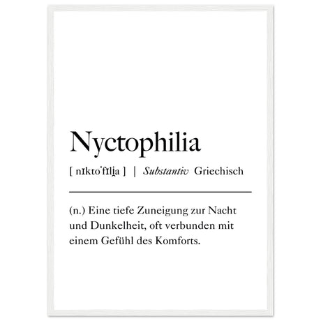 Nyctophilia Definition - Aurora Designs