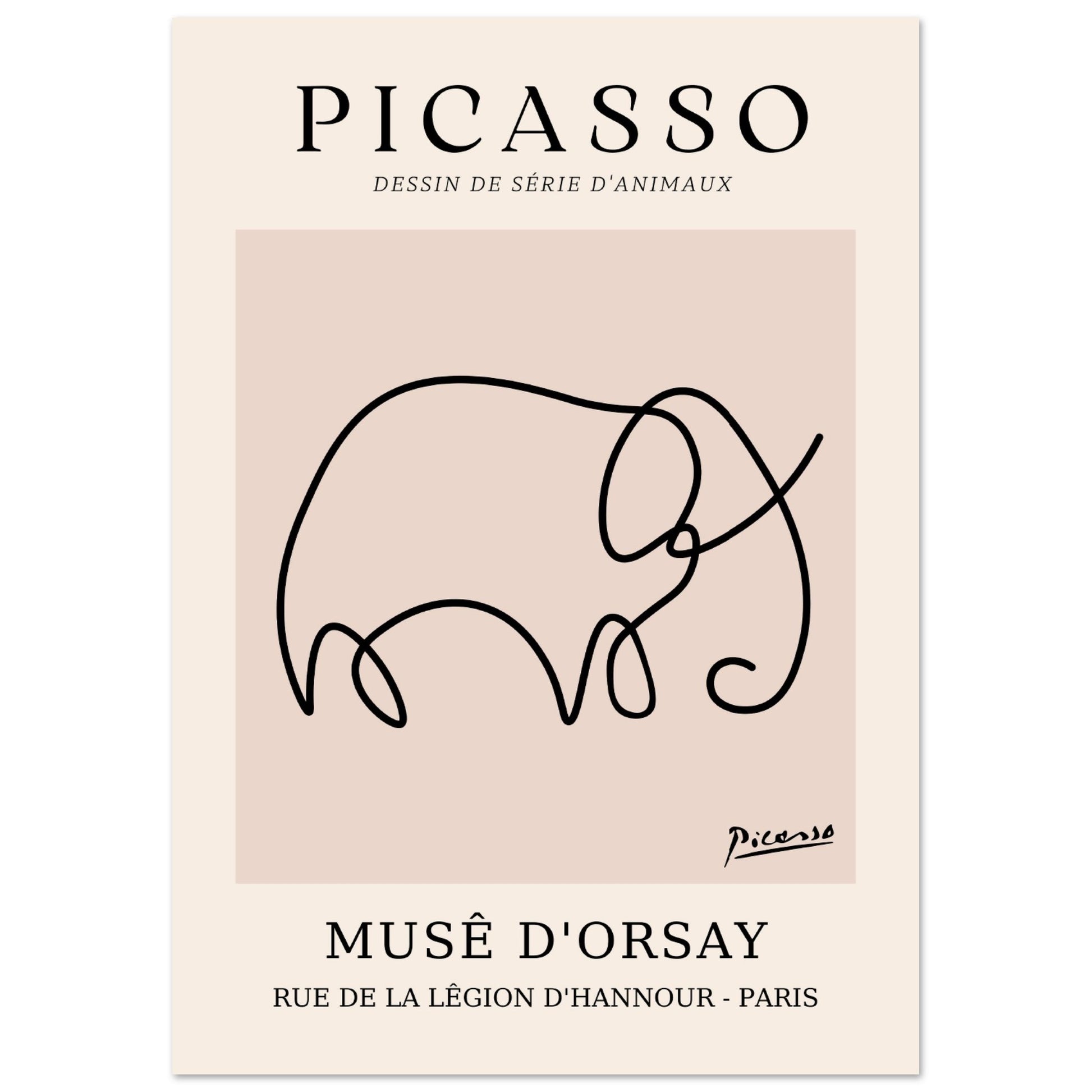 Pablo Picasso - Der Elefant - Aurora Designs