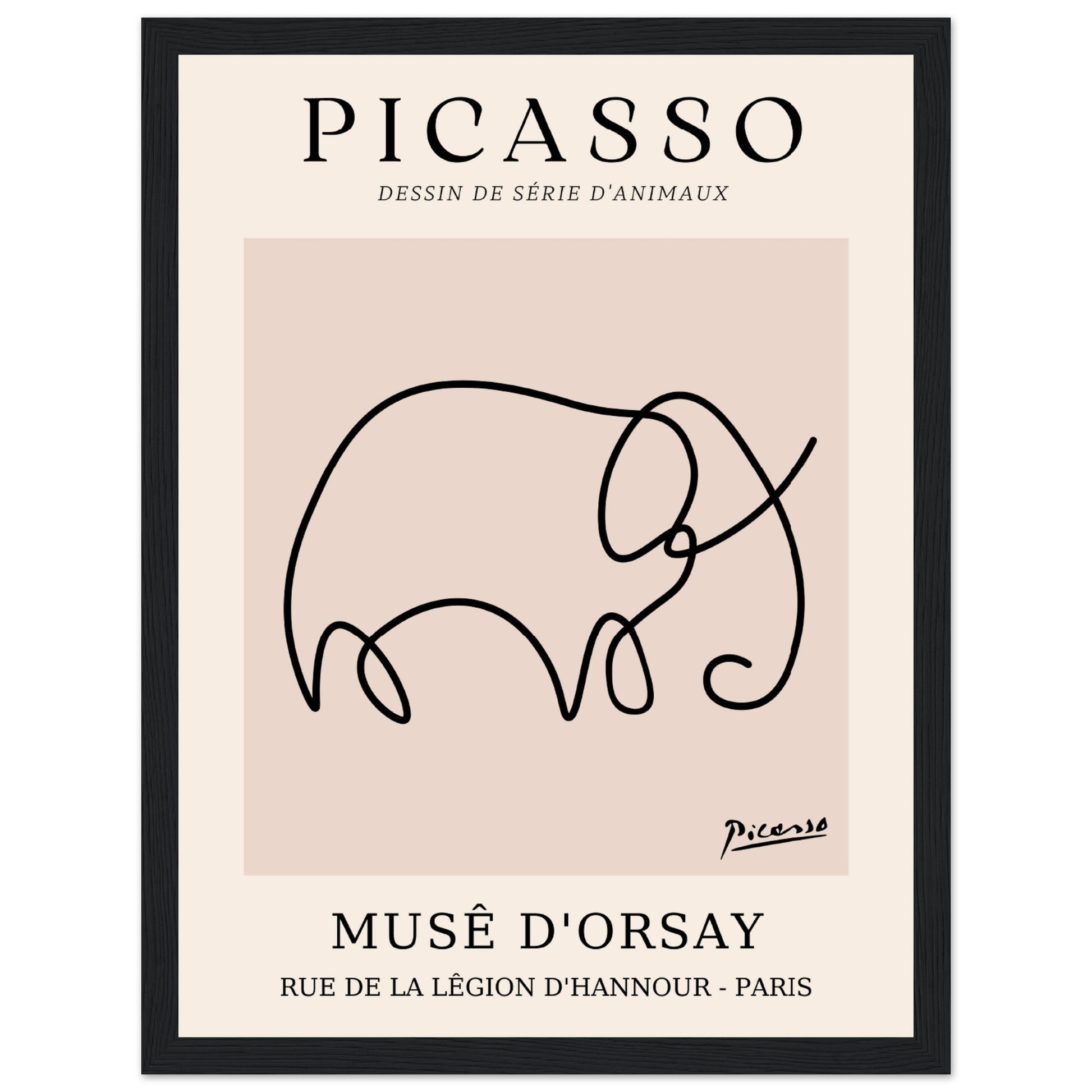 Pablo Picasso - Der Elefant - Aurora Designs