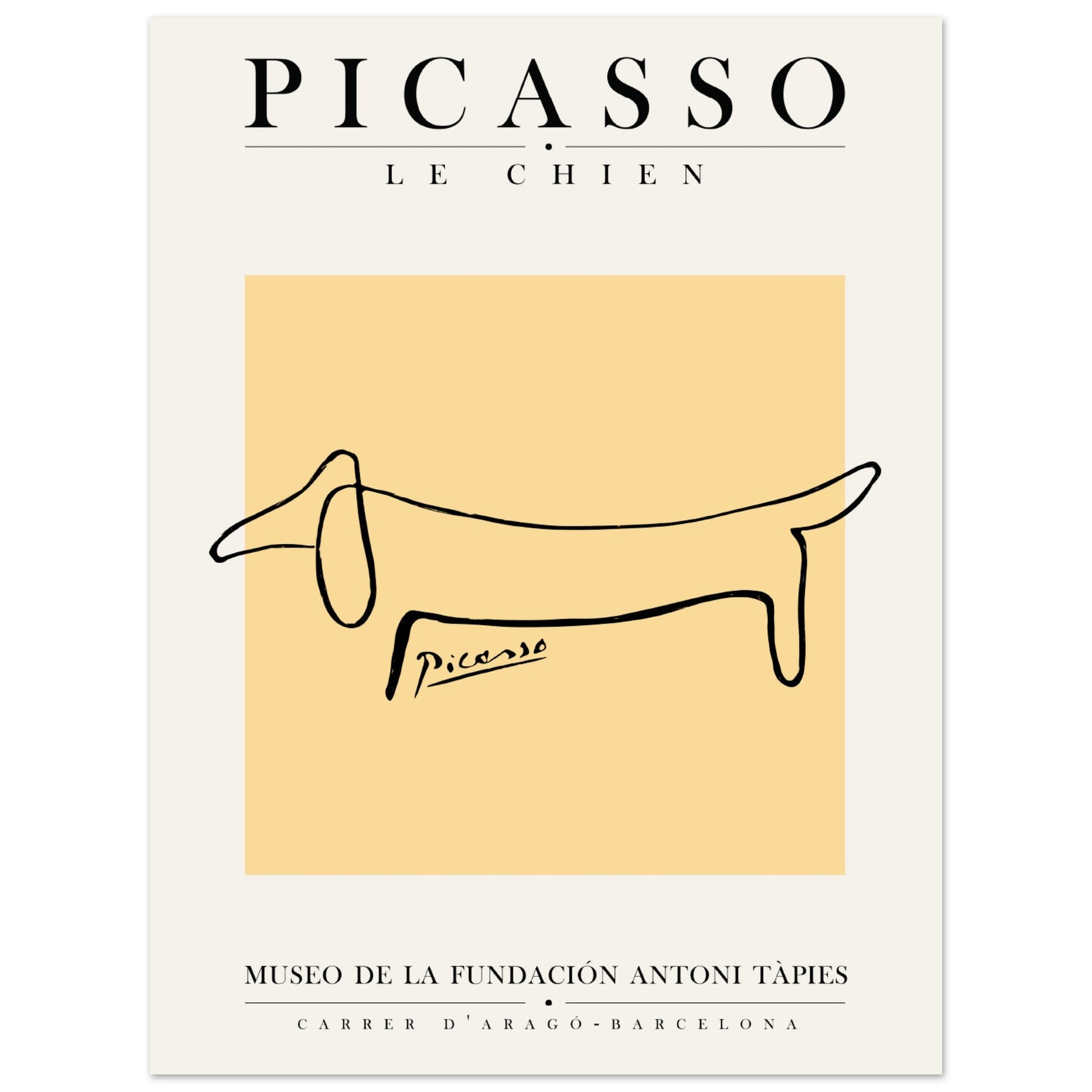 Pablo Picasso - Le Chien - Aurora Designs