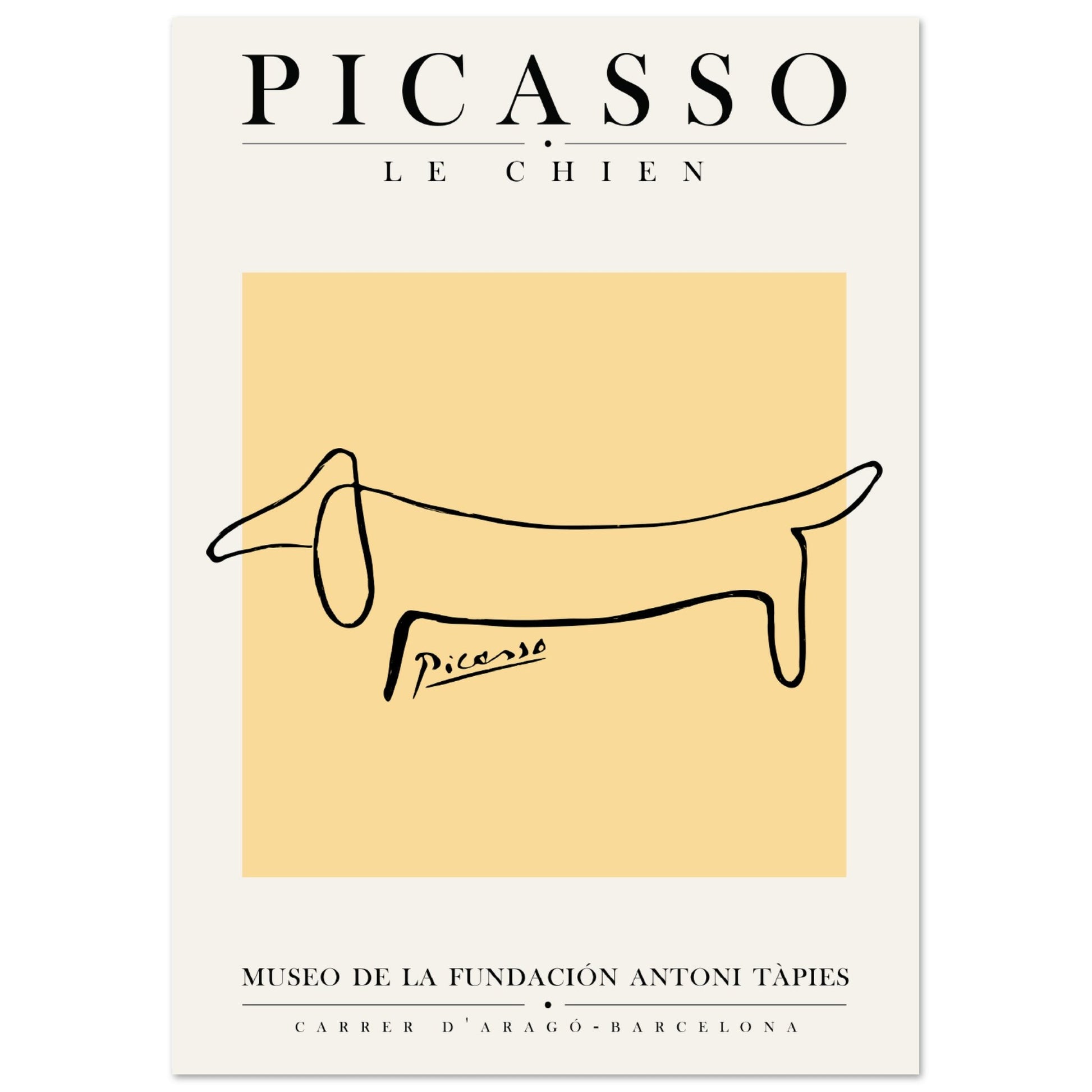 Pablo Picasso - Le Chien - Aurora Designs