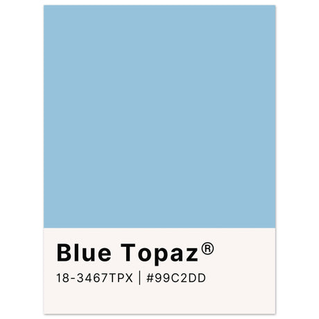 Pantone Blue Topaz - Aurora Designs