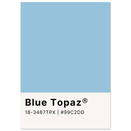 Pantone Blue Topaz - Aurora Designs