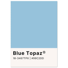 Pantone Blue Topaz - Aurora Designs