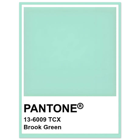 Pantone Brook Green - Aurora Designs