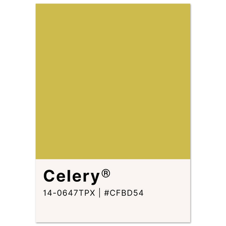 Pantone Celery - Aurora Designs