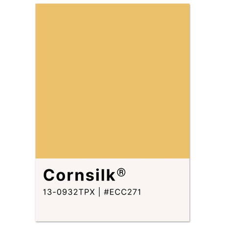 Pantone Cornsilk - Aurora Designs