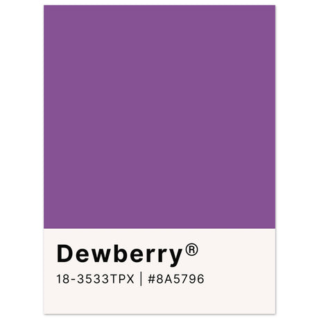 Pantone Dewberry - Aurora Designs