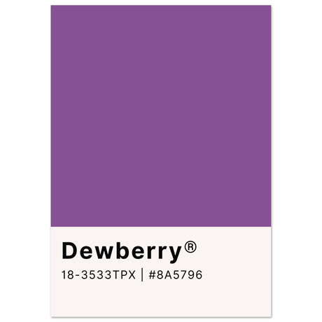 Pantone Dewberry - Aurora Designs