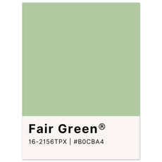 Pantone Fair Green - Aurora Designs