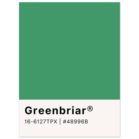 Pantone Greenbriar - Aurora Designs