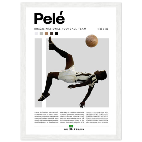 Pelé - Brasilianische Fußballnationalmannschaft Edition 1 - Aurora Designs