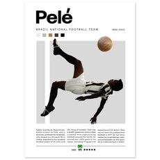 Pelé - Brasilianische Fußballnationalmannschaft Edition 1 - Aurora Designs