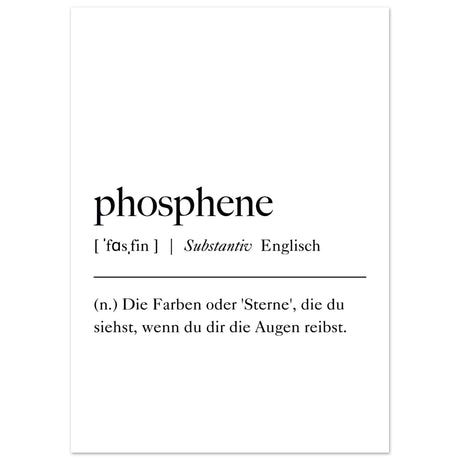 Phosphene Definition - Aurora Designs