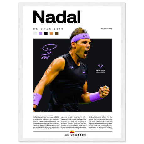 Rafael Nadal - US Open 2019 - Aurora Designs