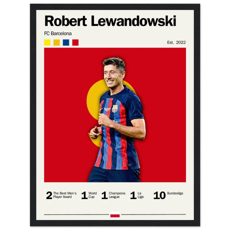 Robert Lewandowski - FC Barcelona - Aurora Designs