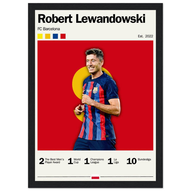 Robert Lewandowski - FC Barcelona - Aurora Designs