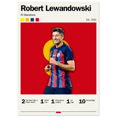 Robert Lewandowski - FC Barcelona - Aurora Designs