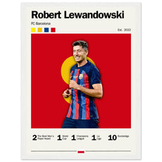 Robert Lewandowski - FC Barcelona - Aurora Designs