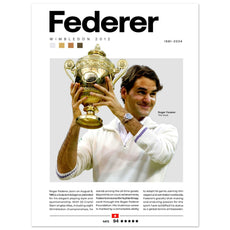 Roger Federer - Wimbledon Championships 2012 - Aurora Designs