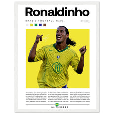 Ronaldinho - Brasilianische Fußballnationalmannschaft - Aurora Designs