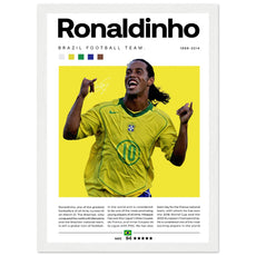 Ronaldinho - Brasilianische Fußballnationalmannschaft - Aurora Designs