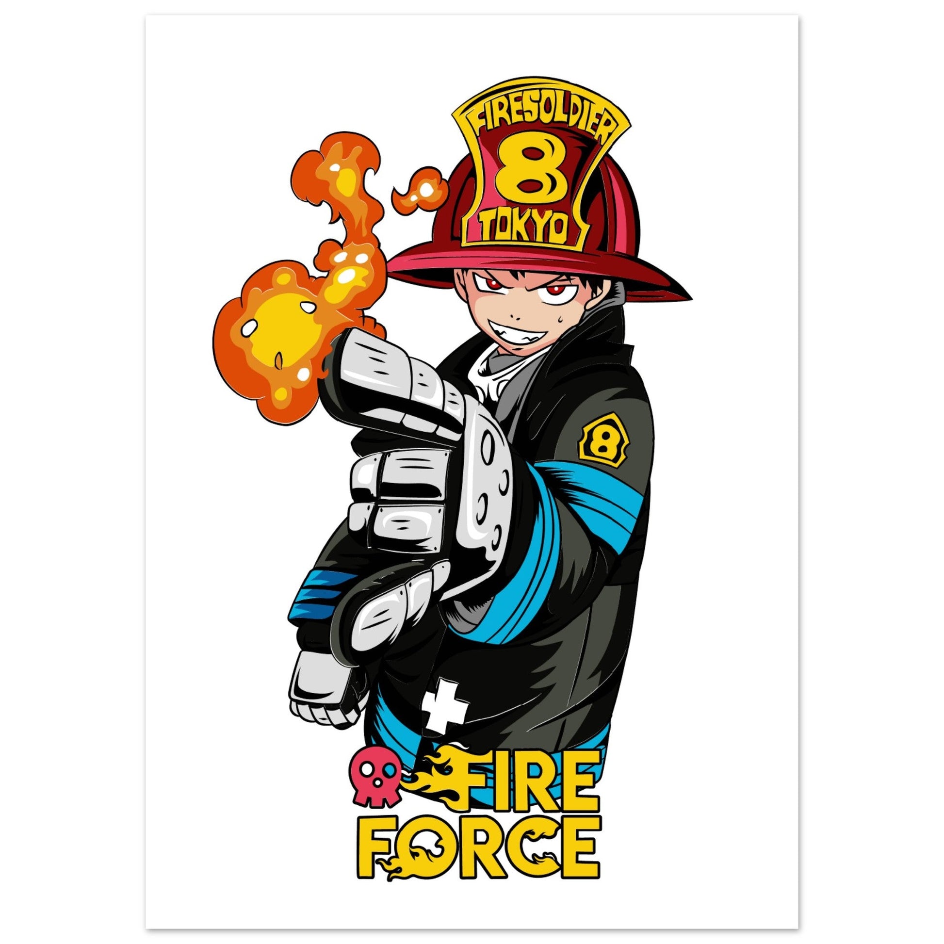 Shinra Kusakabe - Fire Force - Aurora Designs