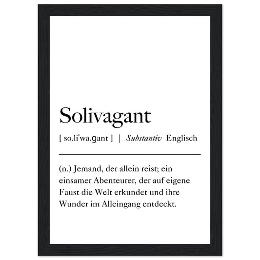 Solivagant Definition - Aurora Designs