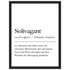 Solivagant Definition - Aurora Designs