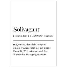 Solivagant Definition - Aurora Designs