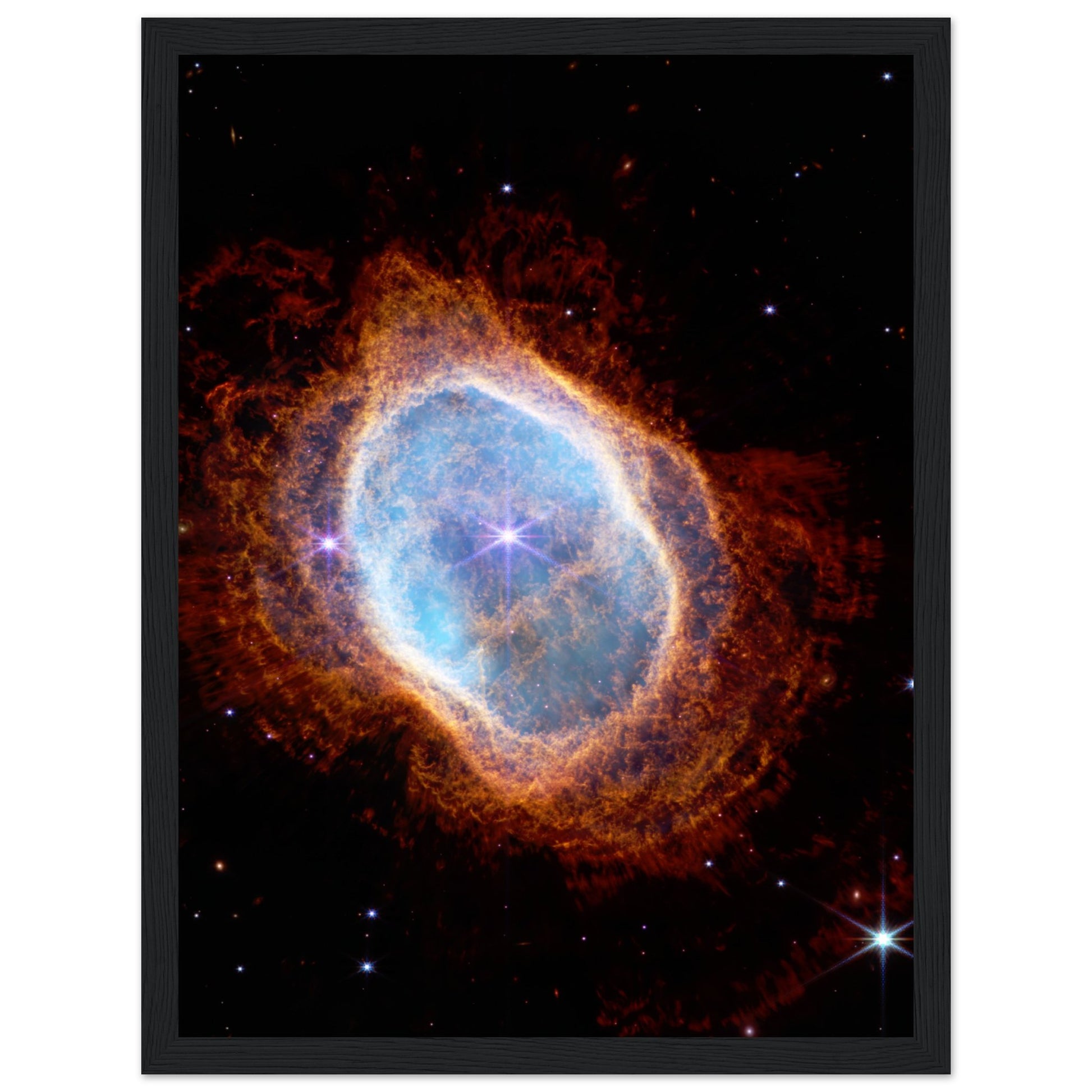 Southern Ring Nebula NGC 3132 - James - Webb - Weltraumteleskop - Aurora Designs