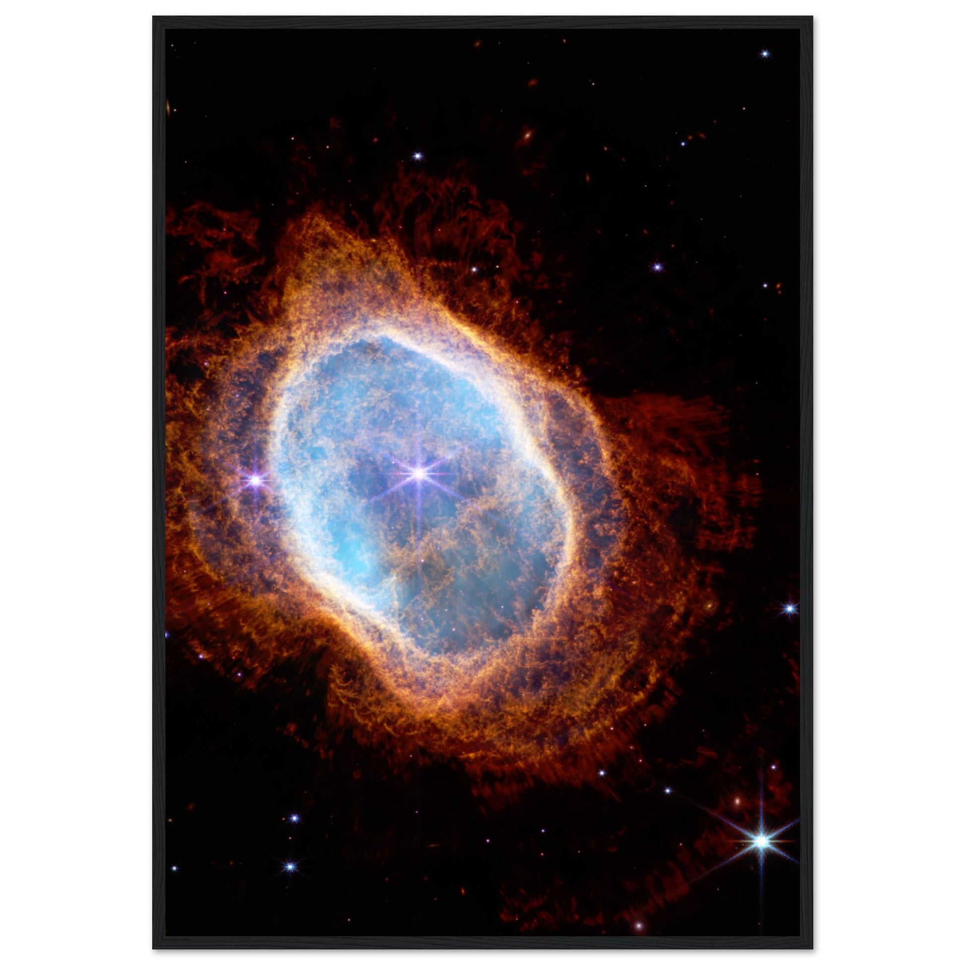 Southern Ring Nebula NGC 3132 - James - Webb - Weltraumteleskop - Aurora Designs