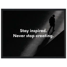 Stay inspired. Never stop creating - Aurora Designs