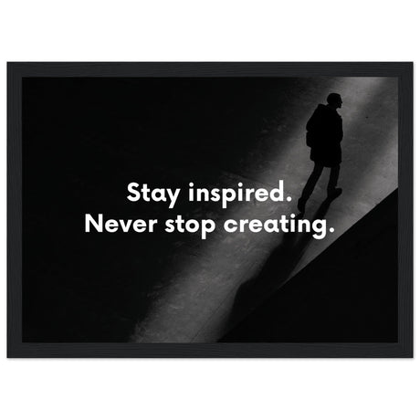 Stay inspired. Never stop creating - Aurora Designs