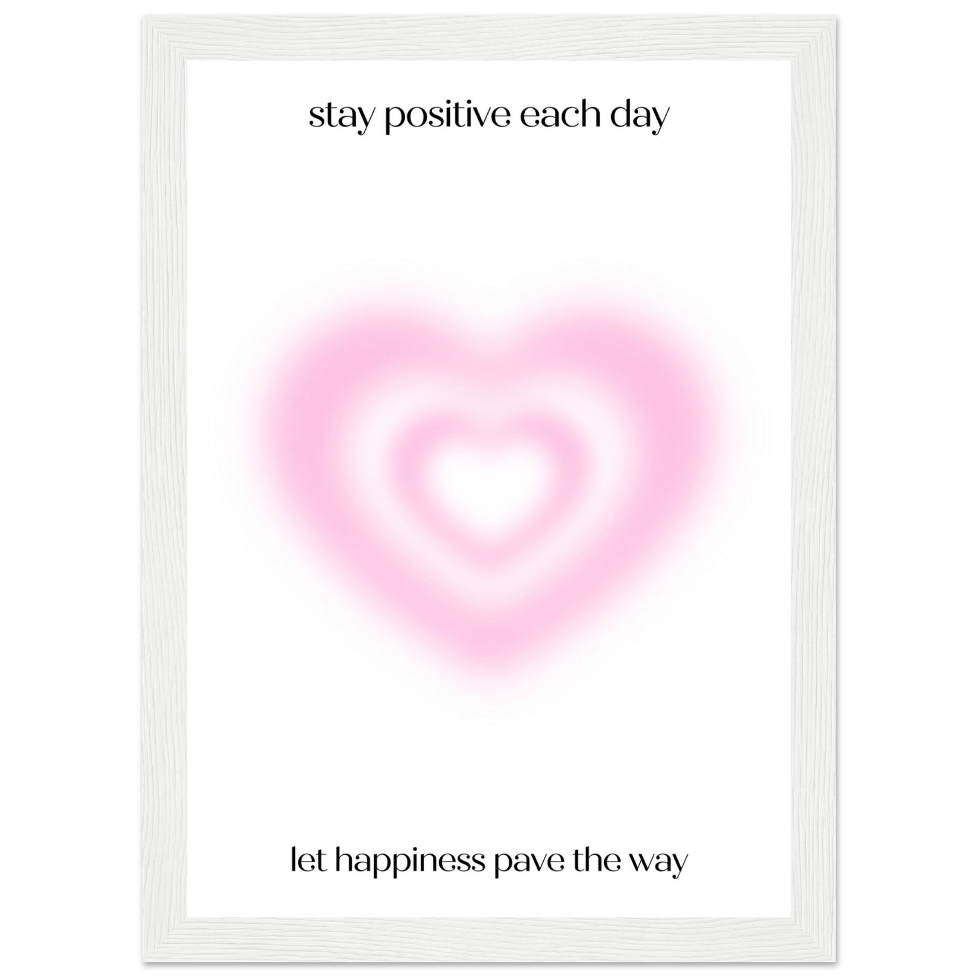 Stay positive each day - Aurora Designs