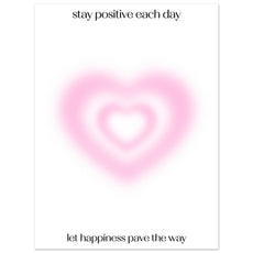 Stay positive each day - Aurora Designs