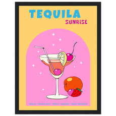 Tequila Sunrise Cocktail - Aurora Designs