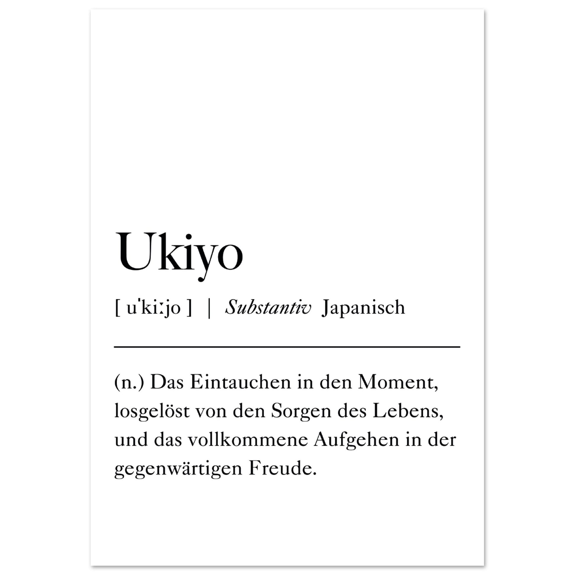 Ukiyo Definition - Aurora Designs