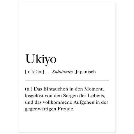 Ukiyo Definition - Aurora Designs