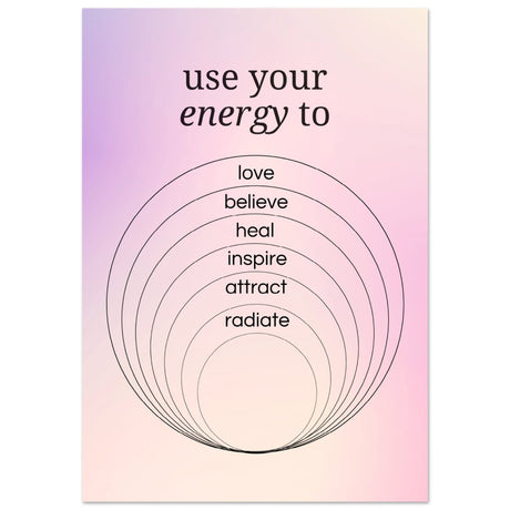 Use your energy to - Aurora Designs