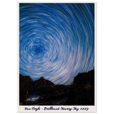 Vincent van Gogh - Brilliant Starry Sky 1889 - Aurora Designs