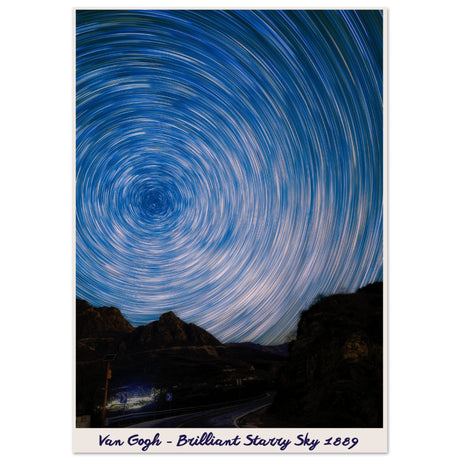 Vincent van Gogh - Brilliant Starry Sky 1889 - Aurora Designs