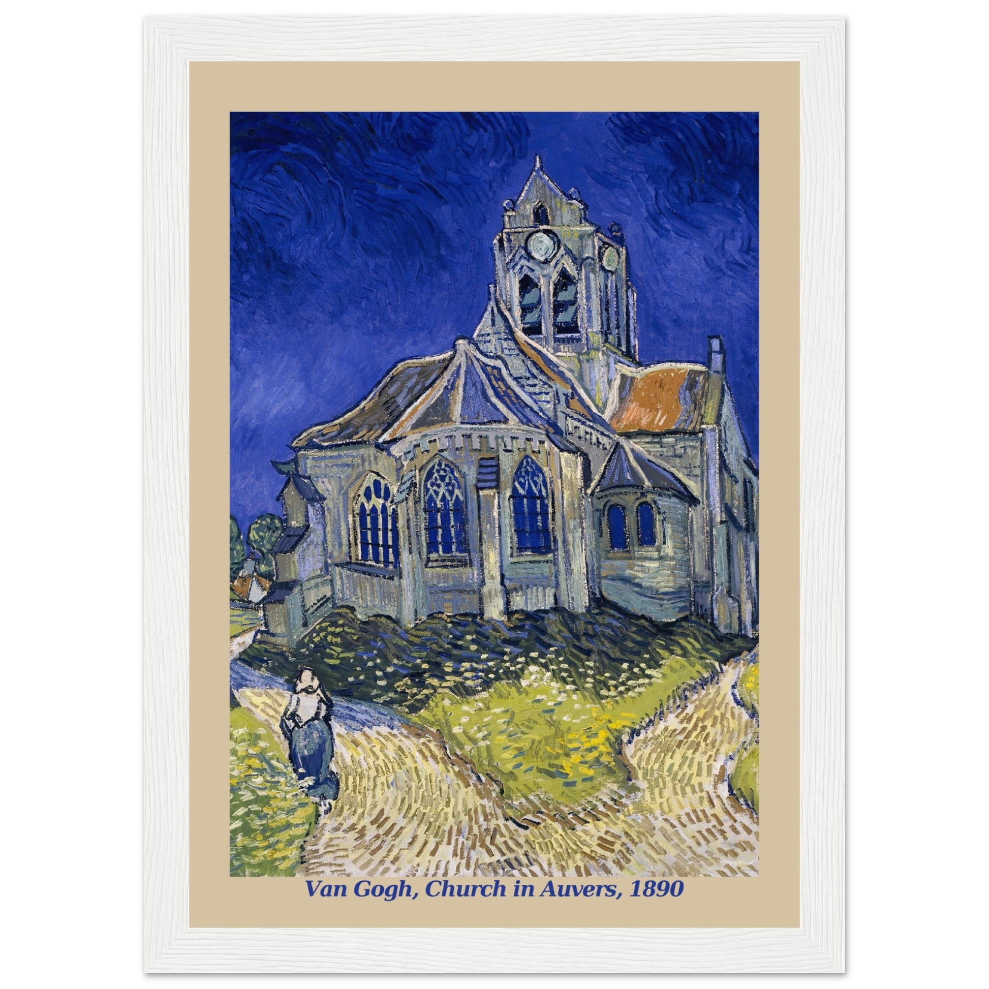 Vincent van Gogh - Die Kirche von Auvers, 1890 V.1 - Aurora Designs